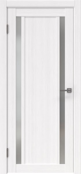 Межкомнатная дверь RM031 (экошпон белый, матовое стекло)