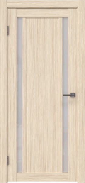 Межкомнатная дверь RM031 (экошпон «беленый дуб FL‎», лакобель белый)