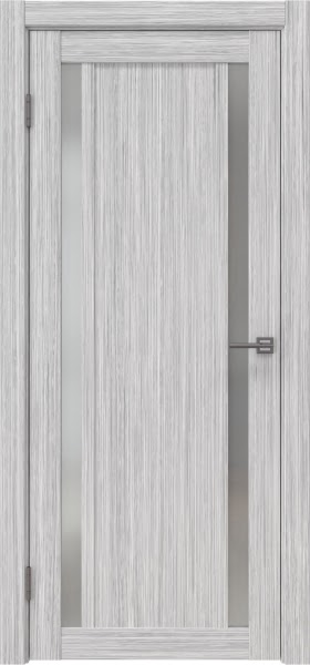 Межкомнатная дверь RM031 (экошпон «серый дуб FL‎», матовое стекло)