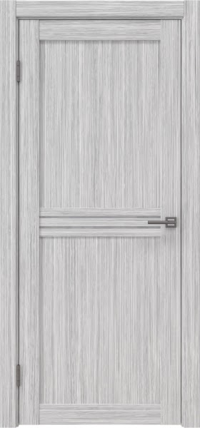 Межкомнатная дверь RM035 (экошпон «серый дуб FL‎», лакобель белый)