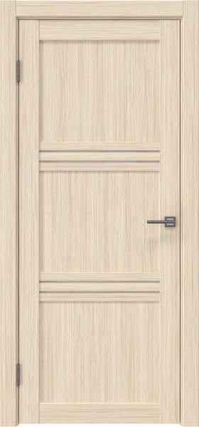 Межкомнатная дверь RM036 (экошпон «беленый дуб FL‎», лакобель белый)