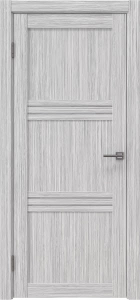 Межкомнатная дверь RM036 (экошпон «серый дуб FL‎», лакобель белый)