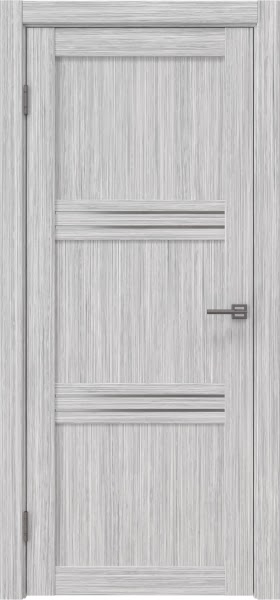 Межкомнатная дверь RM036 (экошпон «серый дуб FL‎», матовое стекло)