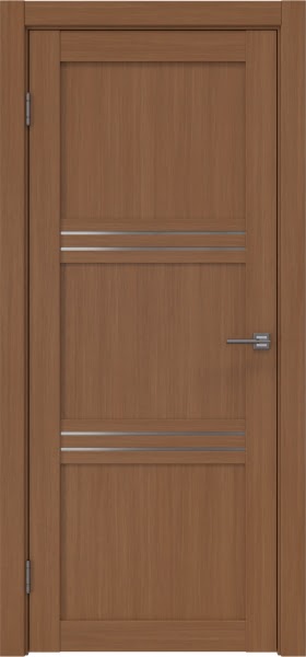 Межкомнатная дверь RM036 (экошпон «орех‎», матовое стекло)