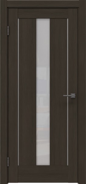 Межкомнатная дверь RM043 (экошпон «мокко» / лакобель белый)