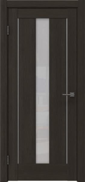 Межкомнатная дверь RM043 (экошпон «венге мелинга» / лакобель белый)