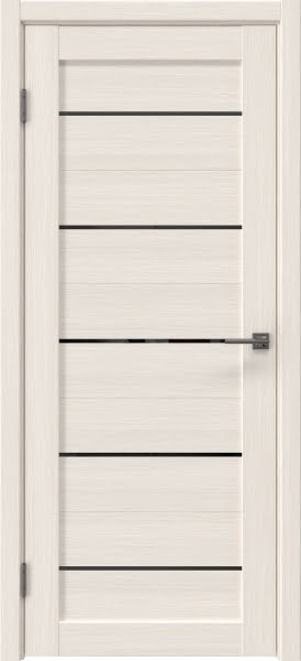 Межкомнатная дверь RM050 (экошпон лиственница беленая, лакобель черный)