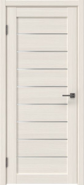 Межкомнатная дверь RM056 (экошпон «лиственница беленая», матовое стекло)