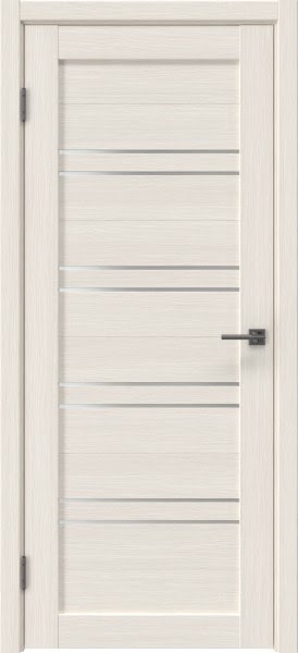 Межкомнатная дверь RM057 (экошпон «лиственница беленая», матовое стекло)