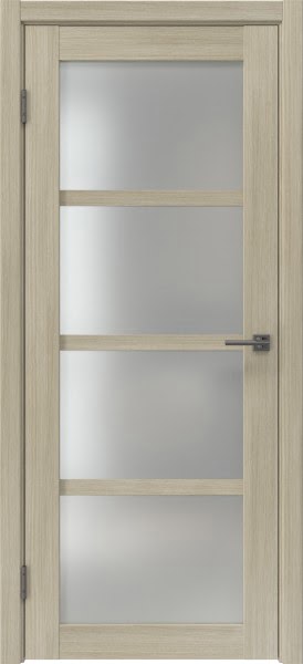 Межкомнатная дверь RM059 (экошпон «дуб дымчатый», матовое стекло)