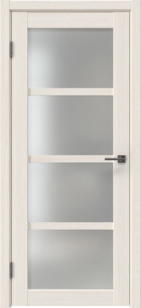 Межкомнатная дверь RM059 (экошпон «лиственница беленая», матовое стекло)