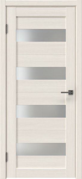 Межкомнатная дверь RM060 (экошпон «лиственница беленая», матовое стекло)
