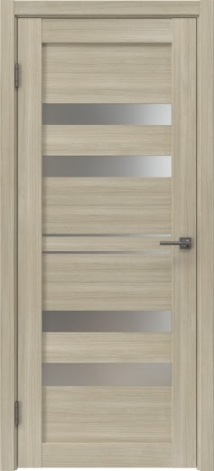 Межкомнатная дверь RM061 (экошпон дуб дымчатый, матовое стекло)