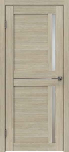 Межкомнатная дверь RM063 (экошпон дуб дымчатый, матовое стекло)