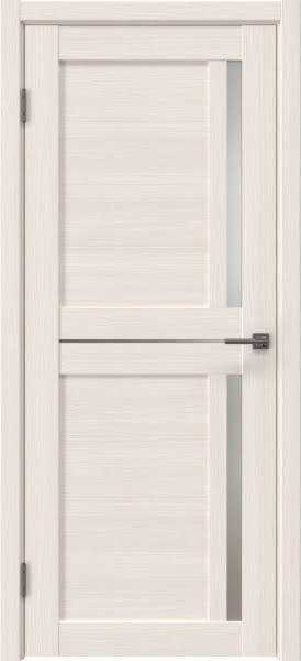 Межкомнатная дверь RM063 (экошпон лиственница беленая, матовое стекло)
