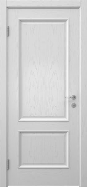 Межкомнатная дверь SK002 (шпон ясень светло-серый)
