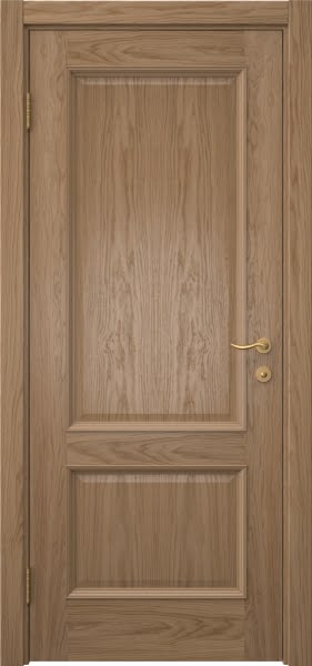 Межкомнатная дверь SK002 (шпон дуб светлый / глухая)