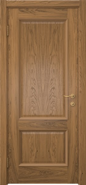 Межкомнатная дверь SK002 (шпон дуб античный с патиной)