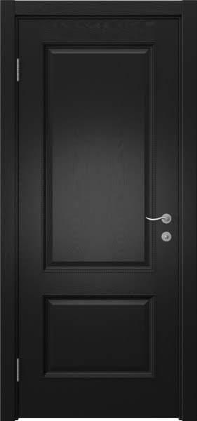 Межкомнатная дверь SK014 (шпон ясень черный)