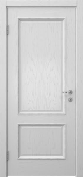 Межкомнатная дверь SK014 (шпон ясень светло-серый)