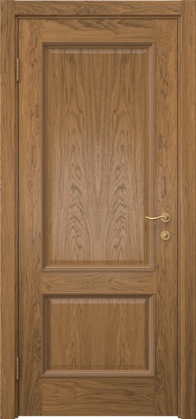 Межкомнатная дверь SK014 (шпон дуб античный с патиной)