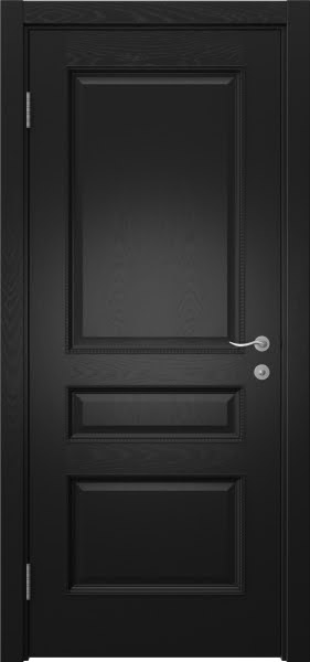 Межкомнатная дверь SK015 (шпон ясень черный)