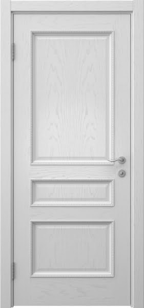 Межкомнатная дверь SK015 (шпон ясень светло-серый)