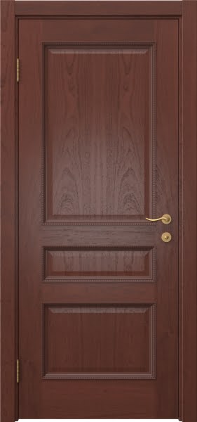Межкомнатная дверь SK015 (шпон красное дерево)