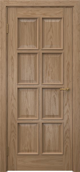Межкомнатная дверь SK016 (шпон дуб светлый)