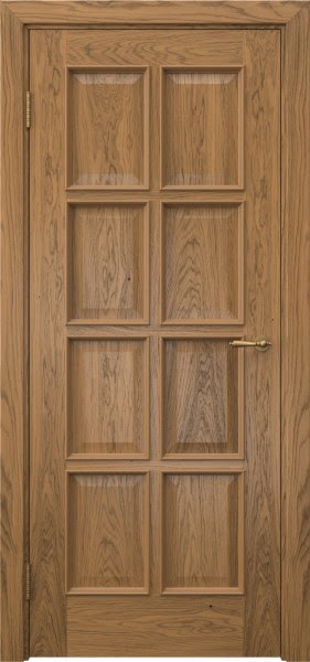 Межкомнатная дверь SK016 (шпон дуб античный с патиной)