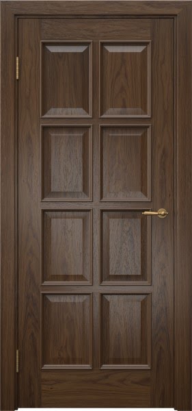 Межкомнатная дверь SK016 (шпон мореный дуб)