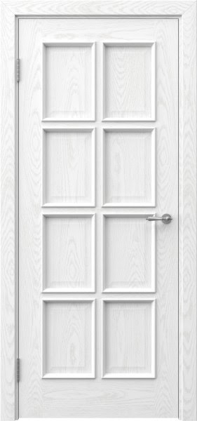 Межкомнатная дверь SK016 (шпон ясень белый)