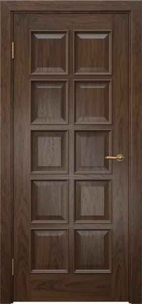 Межкомнатная дверь SK017 (шпон мореный дуб)