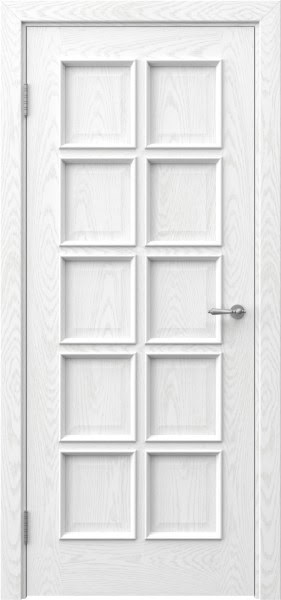 Межкомнатная дверь SK017 (шпон ясень белый)