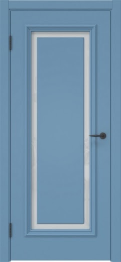 Межкомнатная дверь SK021 (эмаль RAL 5024, триплекс белый)