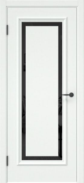 Межкомнатная дверь SK021 (эмаль RAL 9003, триплекс черный)