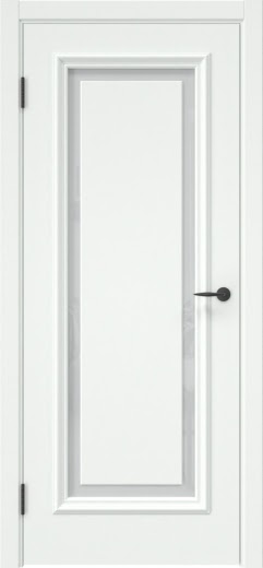 Межкомнатная дверь SK021 (эмаль RAL 9003, триплекс белый)