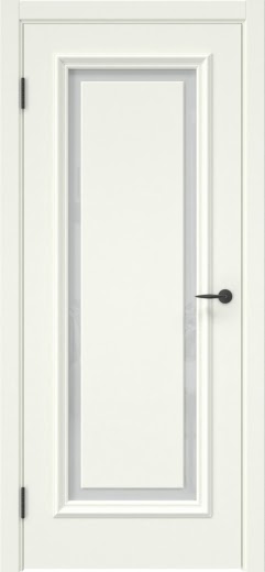 Межкомнатная дверь SK021 (эмаль RAL 9010, триплекс белый)