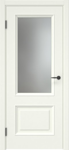 Межкомнатная дверь SK024 (эмаль RAL 9010, матовое стекло)