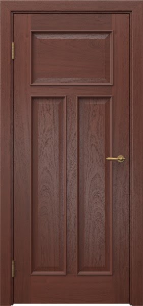 Межкомнатная дверь SL001 (шпон красное дерево)