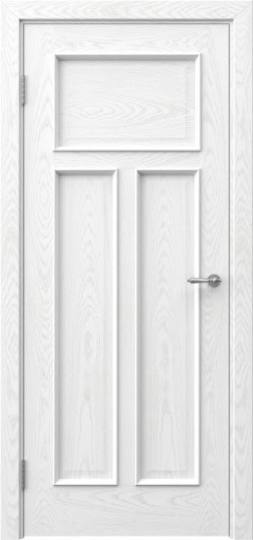 Межкомнатная дверь SL001 (шпон ясень белый)