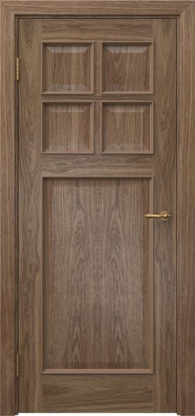 Межкомнатная дверь SL004 (шпон американский орех)