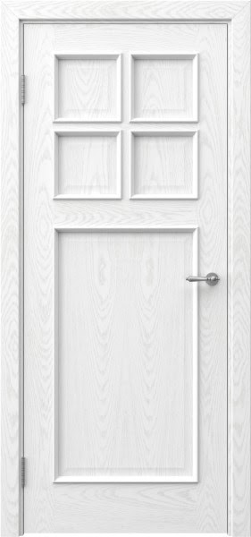 Межкомнатная дверь SL004 (шпон ясень белый)
