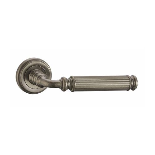 Ручка дверная V33AS (ЦАМ, состаренное серебро)