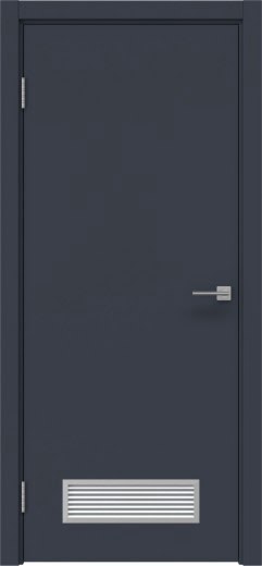 Дверь влагостойкая WD001 антрацит, с вентиляционной решеткой