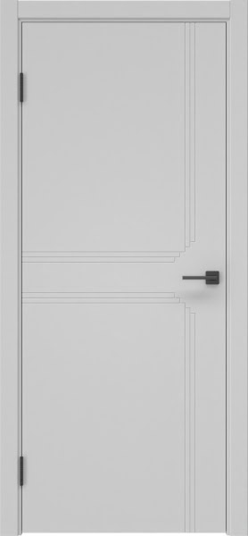 Межкомнатная дверь ZK008 (эмаль серая)