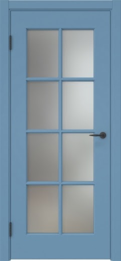 Межкомнатная дверь ZK024 (эмаль RAL 5024, матовое стекло)