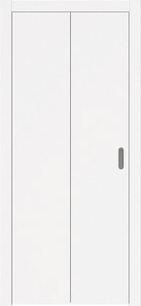 Складная дверь ZM049 (эмаль белая, глухая)