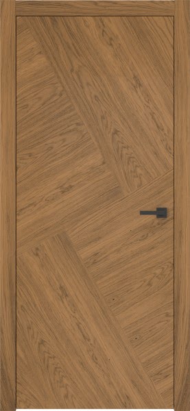 Межкомнатная дверь ZM054 (шпон дуб античный с патиной)