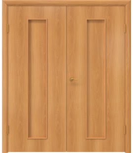 Распашная двустворчатая дверь 20Г (ламинированная «миланский орех», глухая) — 15001